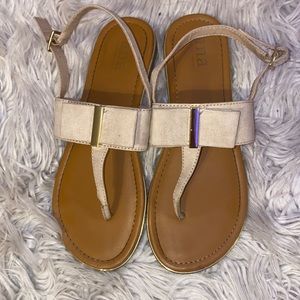 A. N. A sandals size 9.5. Worn once